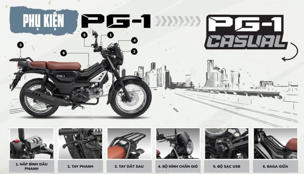 Bộ Phụ Kiện Xe Máy Yamaha PG-1