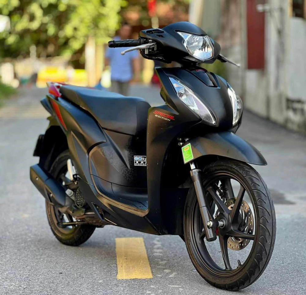 xe honda vision 2022 đen nhám