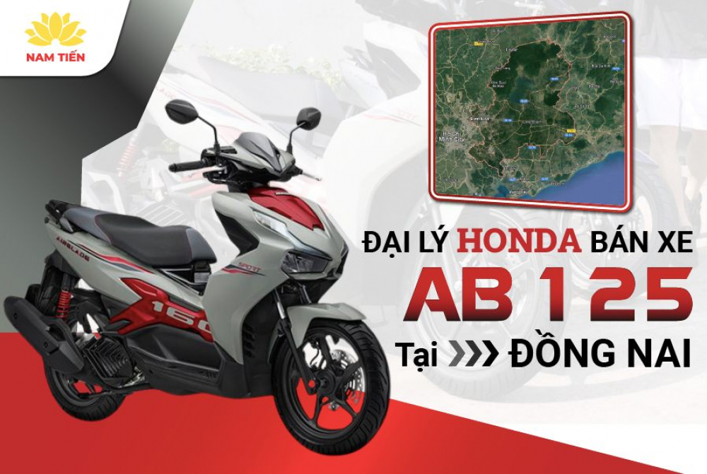 Đại lý Honda bán xe AB 125 tại Đồng Nai